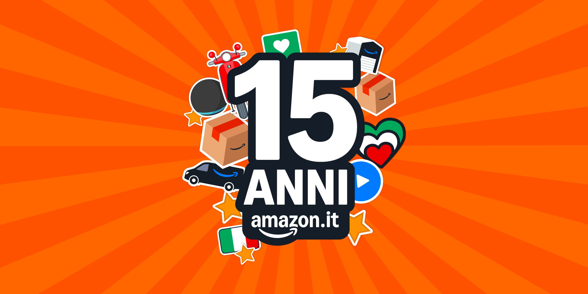 amazon 15 anni italia