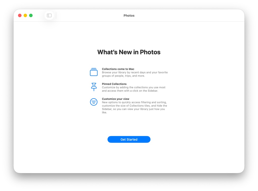 Apple macOS 26 Tahoe DB6 - Novità app Foto