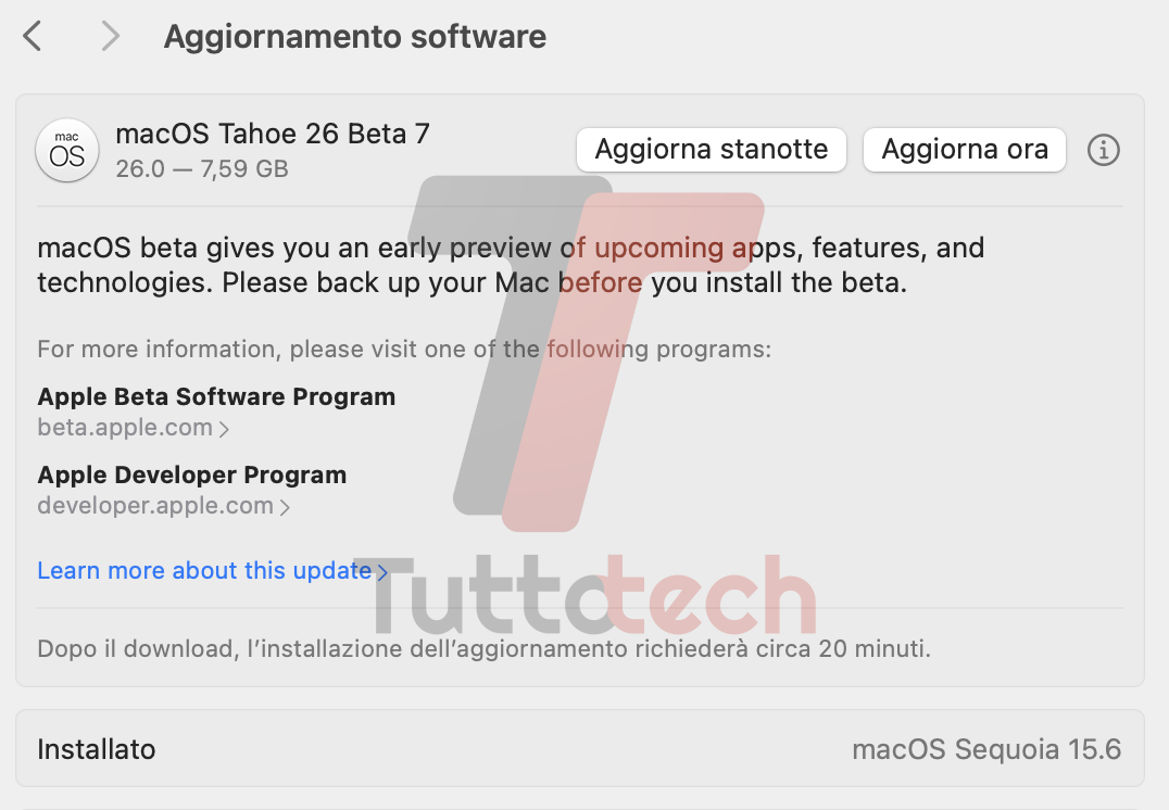Apple macOS 26 Tahoe DB7 on MacBook Pro 16 M1 Pro
