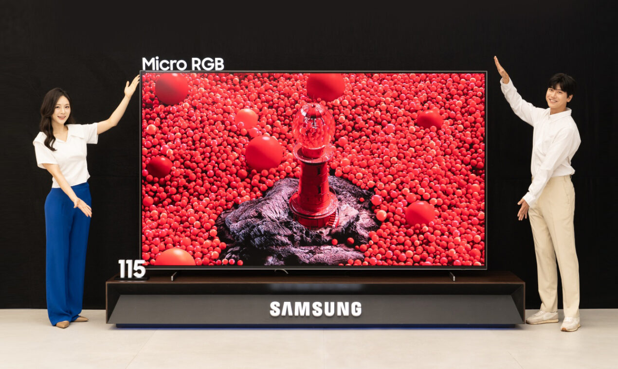 Samsung Micro RGB è il primo TV al mondo con retroilluminazione RGB micrometrica da 115"