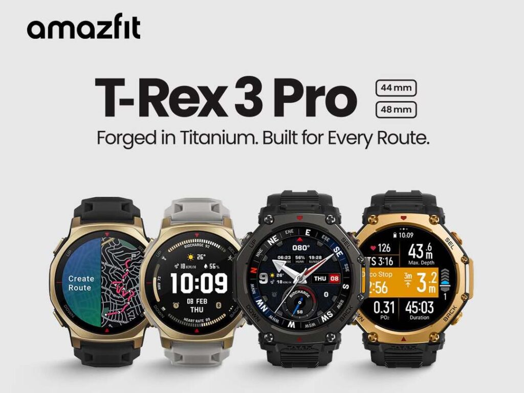 Amazfit mostra la prima immagine di T-Rex 3 Pro, ma poi la cancella dai social 6