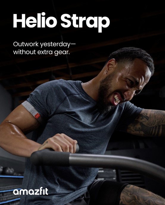 amazfit helio strap bianco