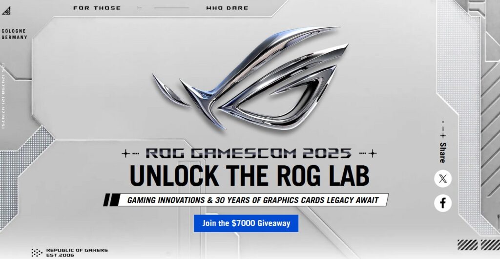 asus rog gamescom