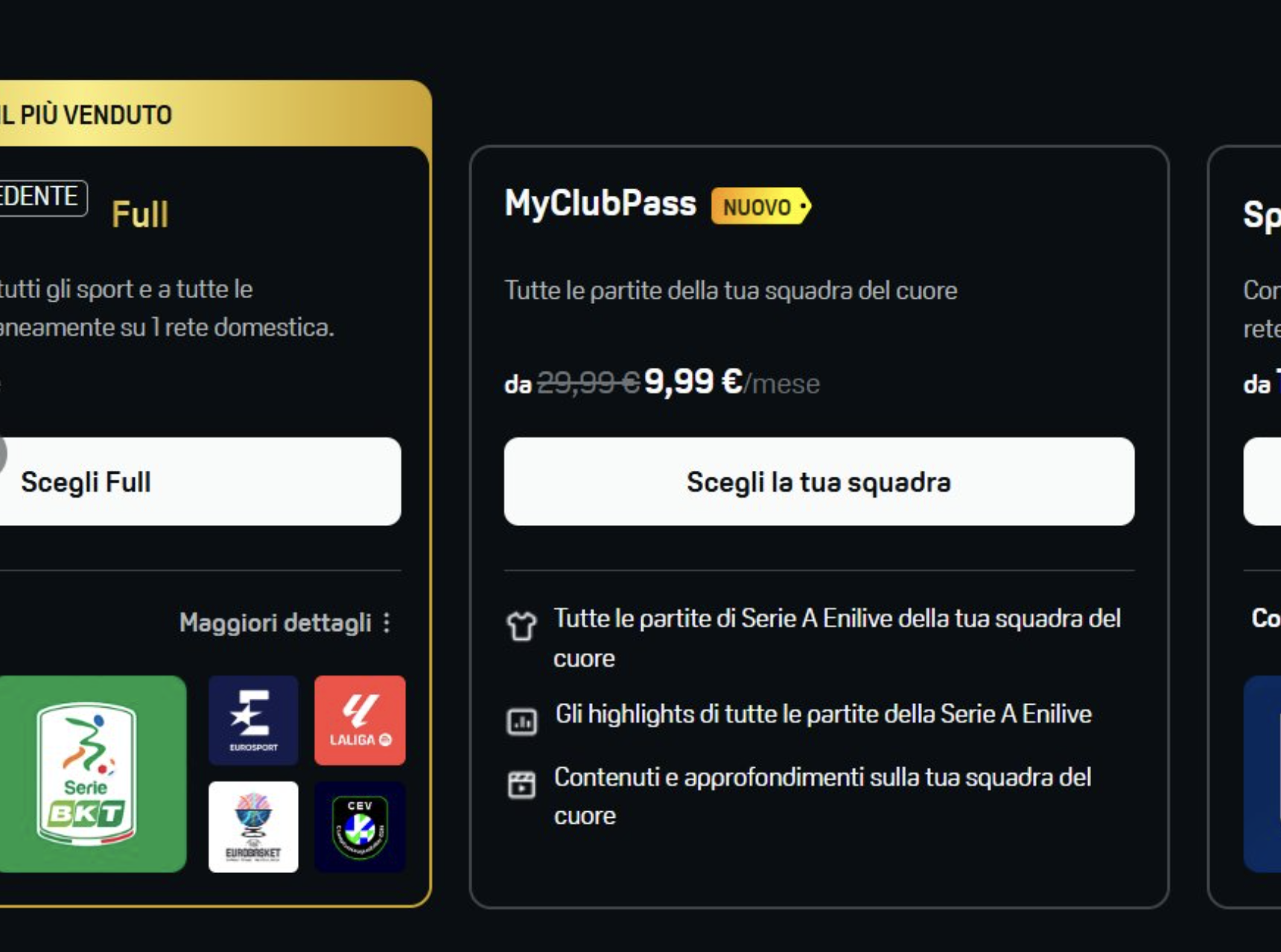 Dazn allarga l’offerta MyClubPass a soli 9,99€ a molti più utenti 4