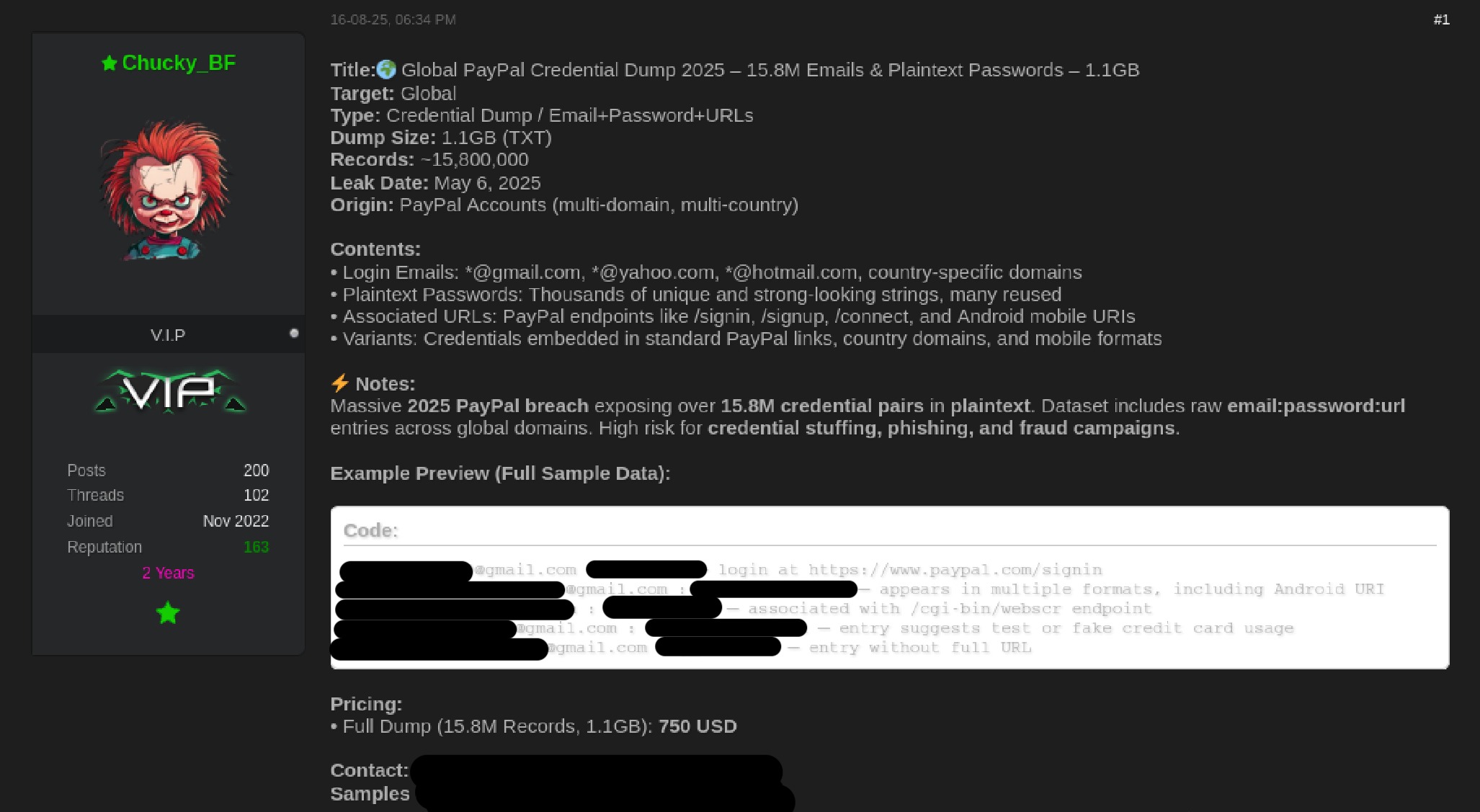 paypal data breach
