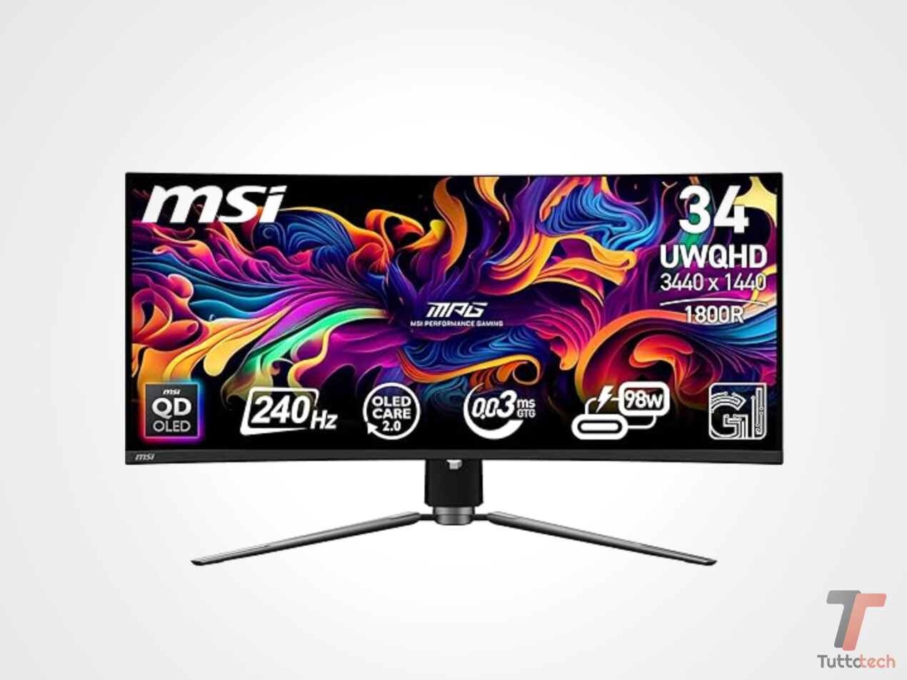 Offerta top per gamers con MSI QD-OLED 34”: 240Hz e HDR a prezzo minimo su Amazon