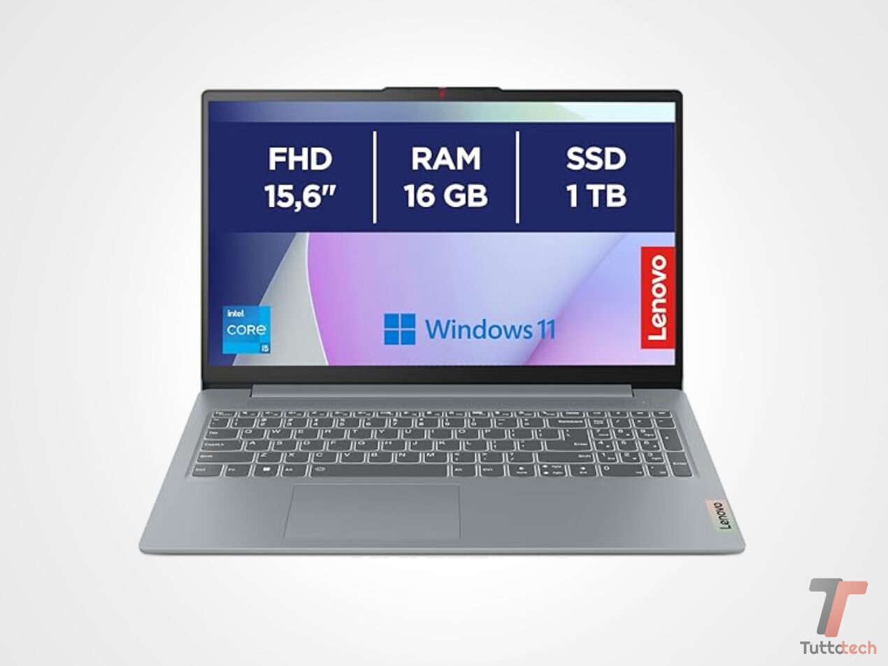Notebook Lenovo con i5 di 13ª gen, 16 GB RAM e 1 TB SSD a meno di 500€ su Amazon