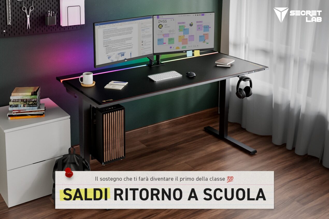 Secretlab lancia le offerte del Back to School con tante occasioni imperdibili