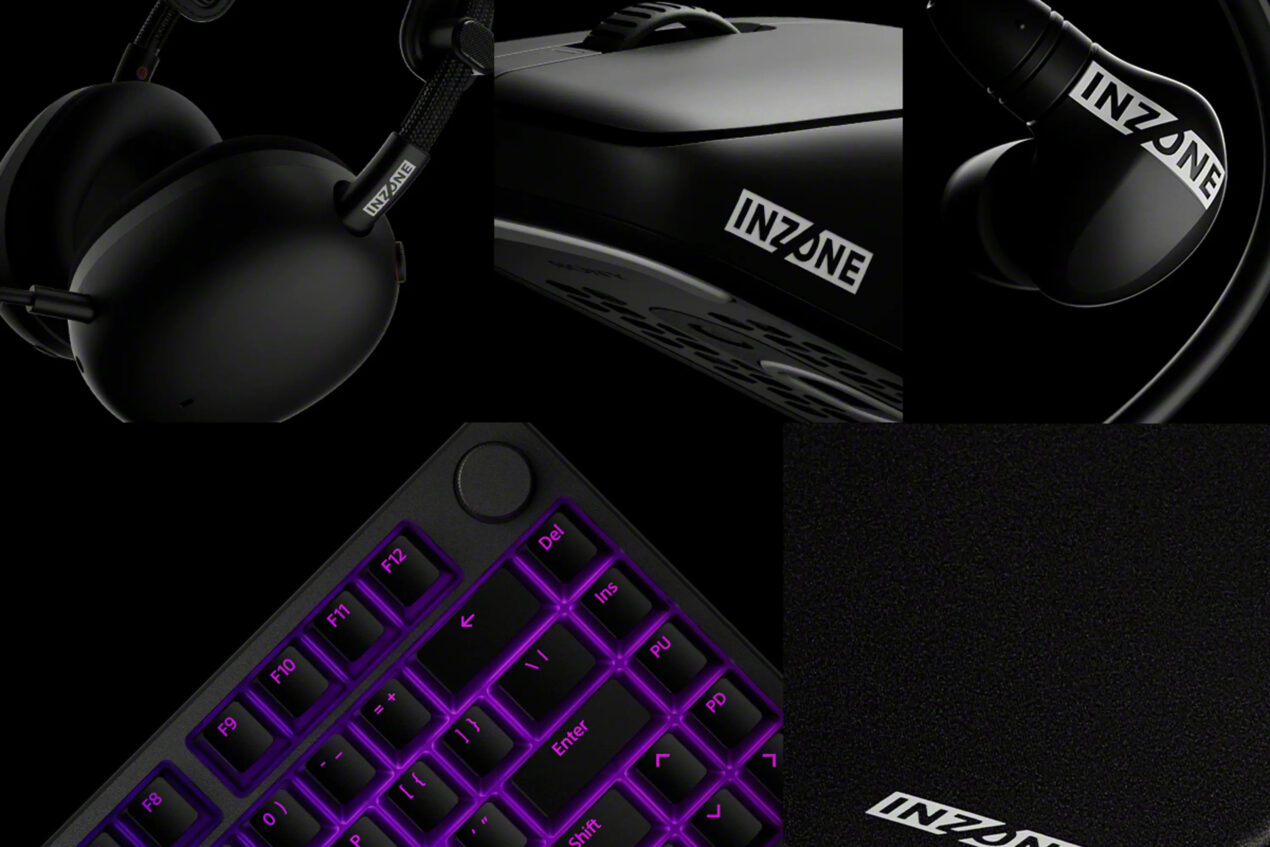 Sony completa la linea gaming INZONE: nuove cuffie, tastiera, mouse e tappetini