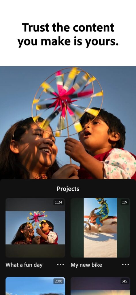 Adobe Premiere app iOS-5