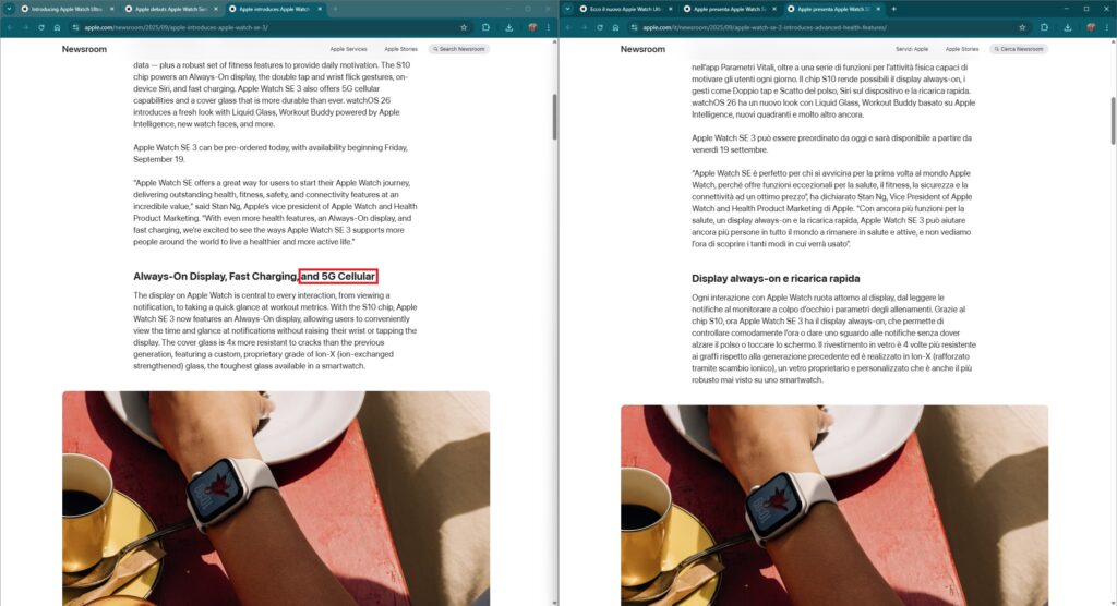 In Italia non è disponibile una delle "innovazioni" dei nuovi Apple Watch 5