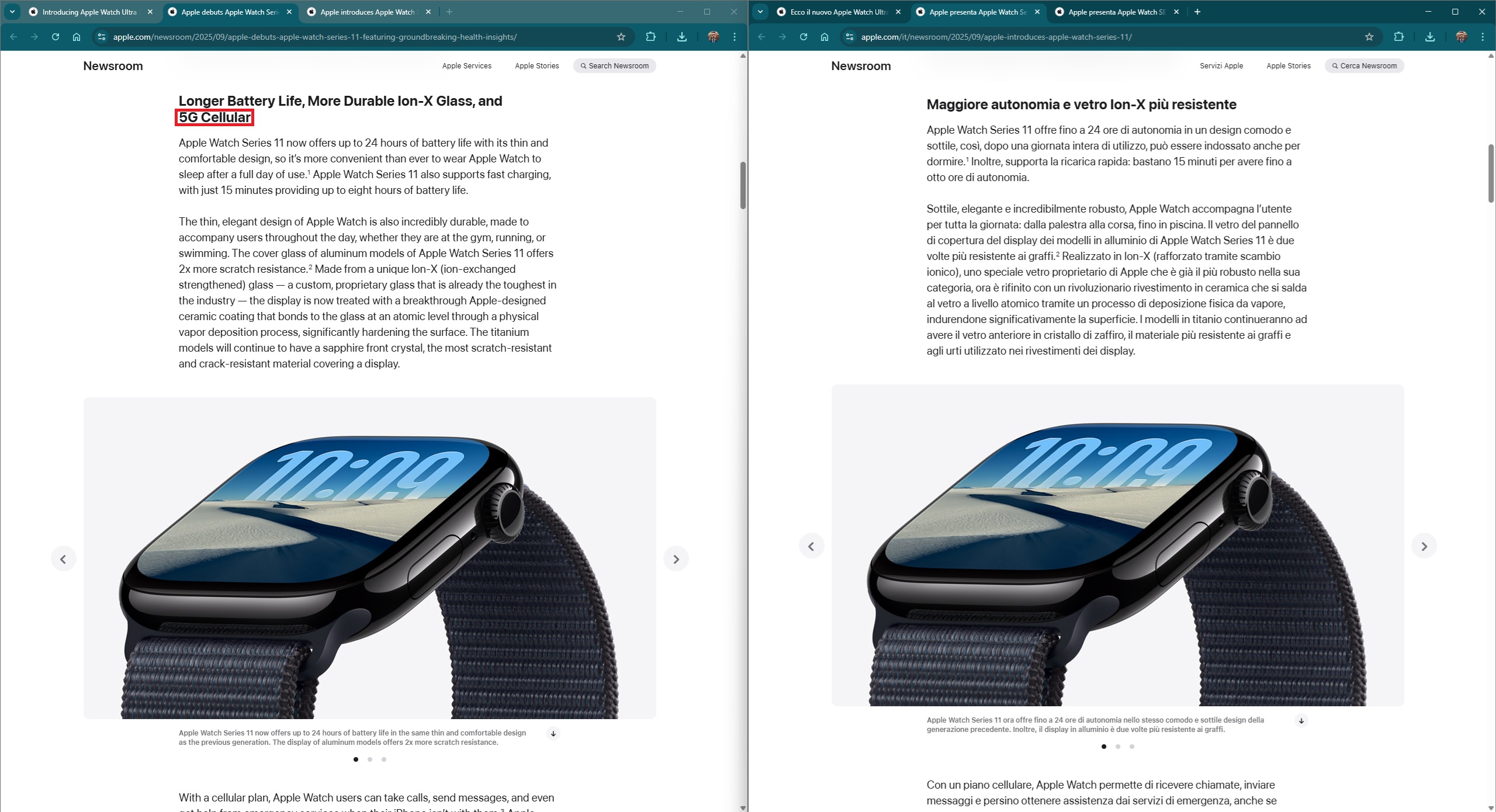 In Italia non è disponibile una delle "innovazioni" dei nuovi Apple Watch 10