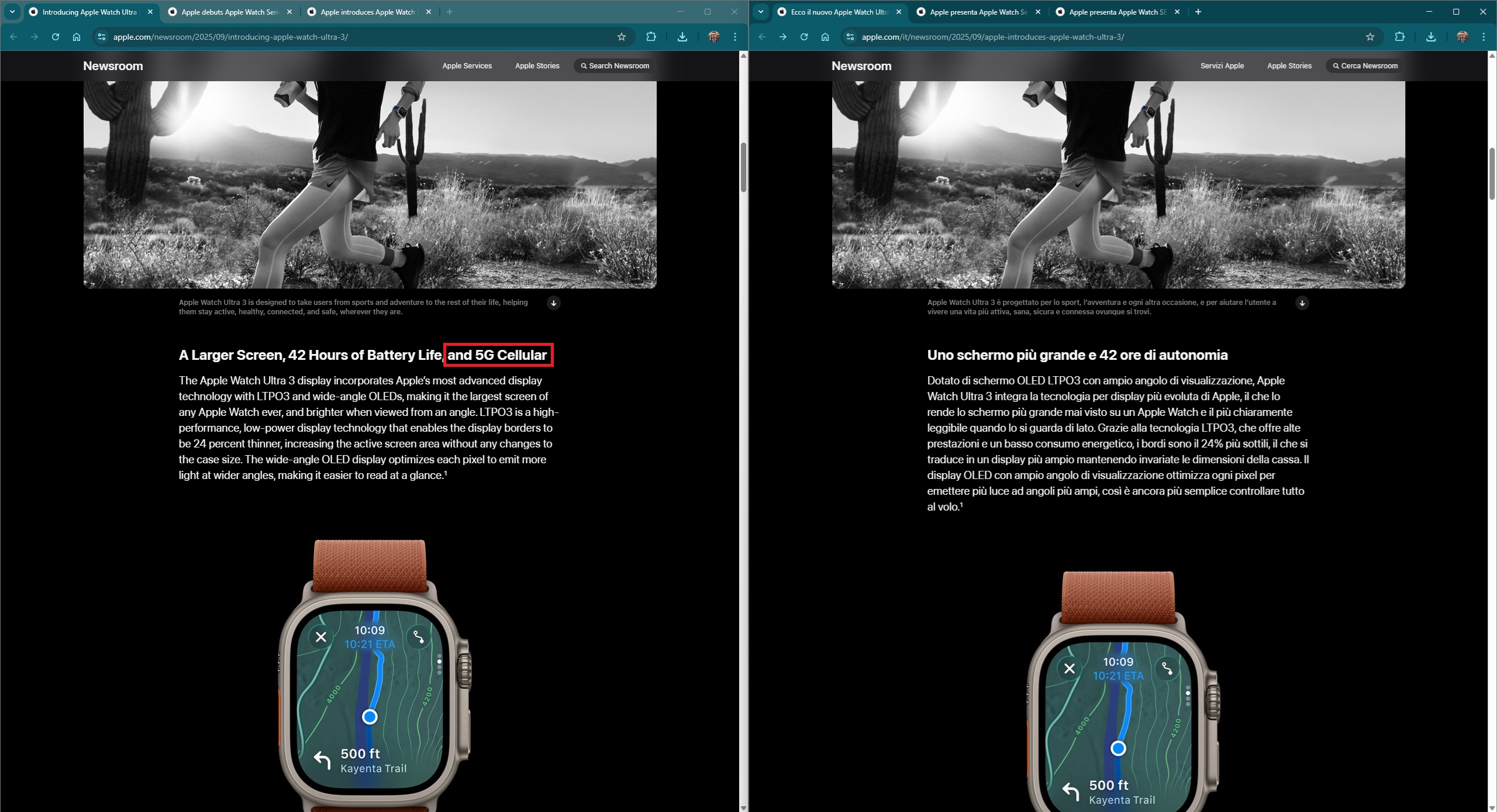 In Italia non è disponibile una delle "innovazioni" dei nuovi Apple Watch 12