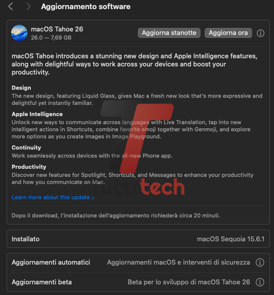 Apple macOS 26 Tahoe RC on MacBook Pro 16 M1 Pro