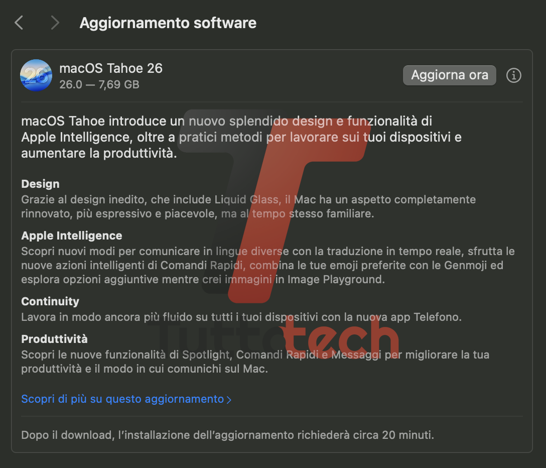 Apple macOS 26 Tahoe on MacBook Pro 16 M1 Pro