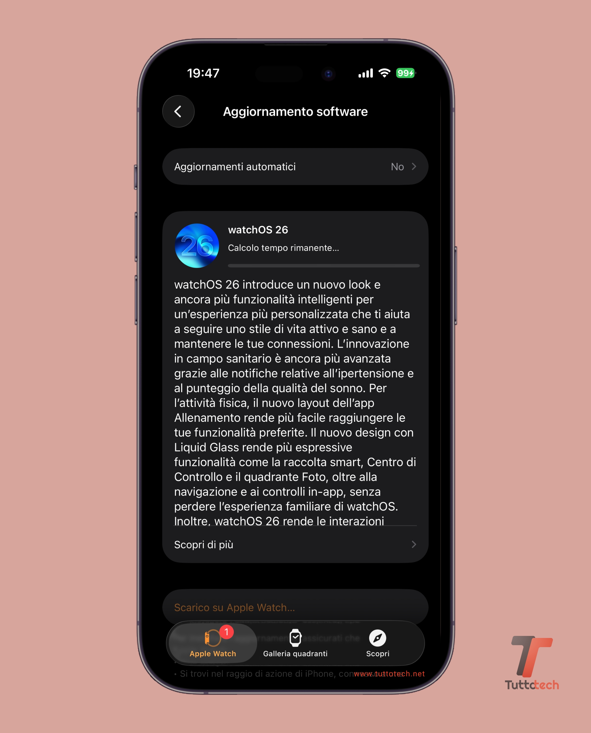 watchOS 26 on Apple Watch Series 10