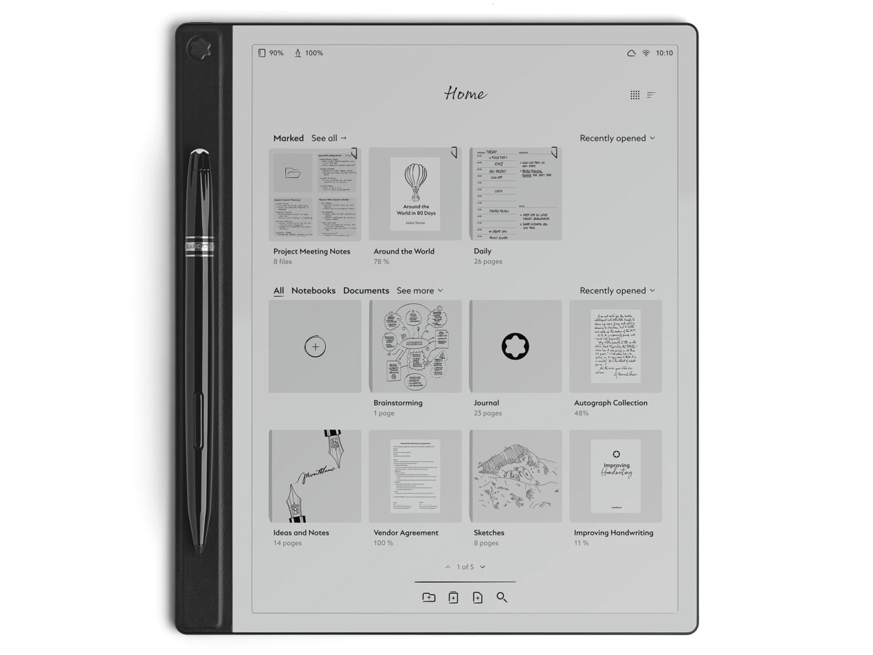 Montblanc Digital Paper, il nuovo (costoso) taccuino digitale con tecnologia e-ink