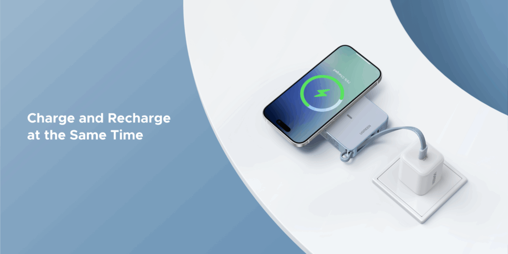 UGREEN MagFlow Magnetic Power Bank 10000 mAh 25W