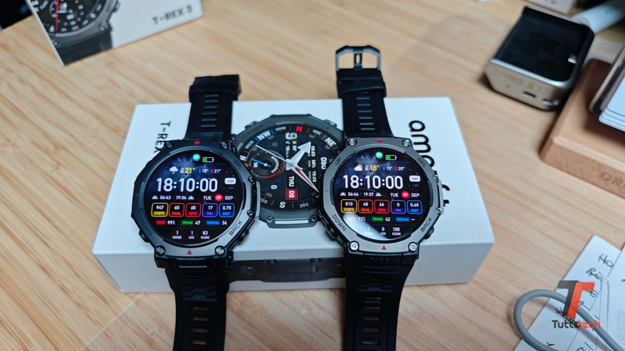 Gli Amazfit T-Rex 3 si aggiornano con tante ottimizzazioni; nuova beta per Garmin Instinct 3
