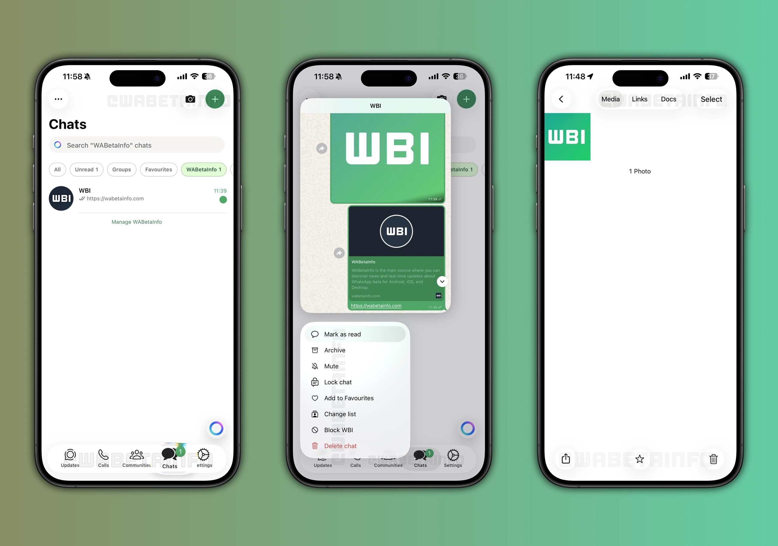 WhatsApp per iOS v25.24.10.70 beta - Liquid Glass