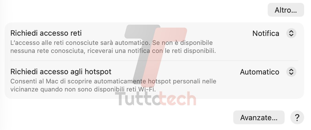apple macos 26 tahoe accesso automatico hotspot