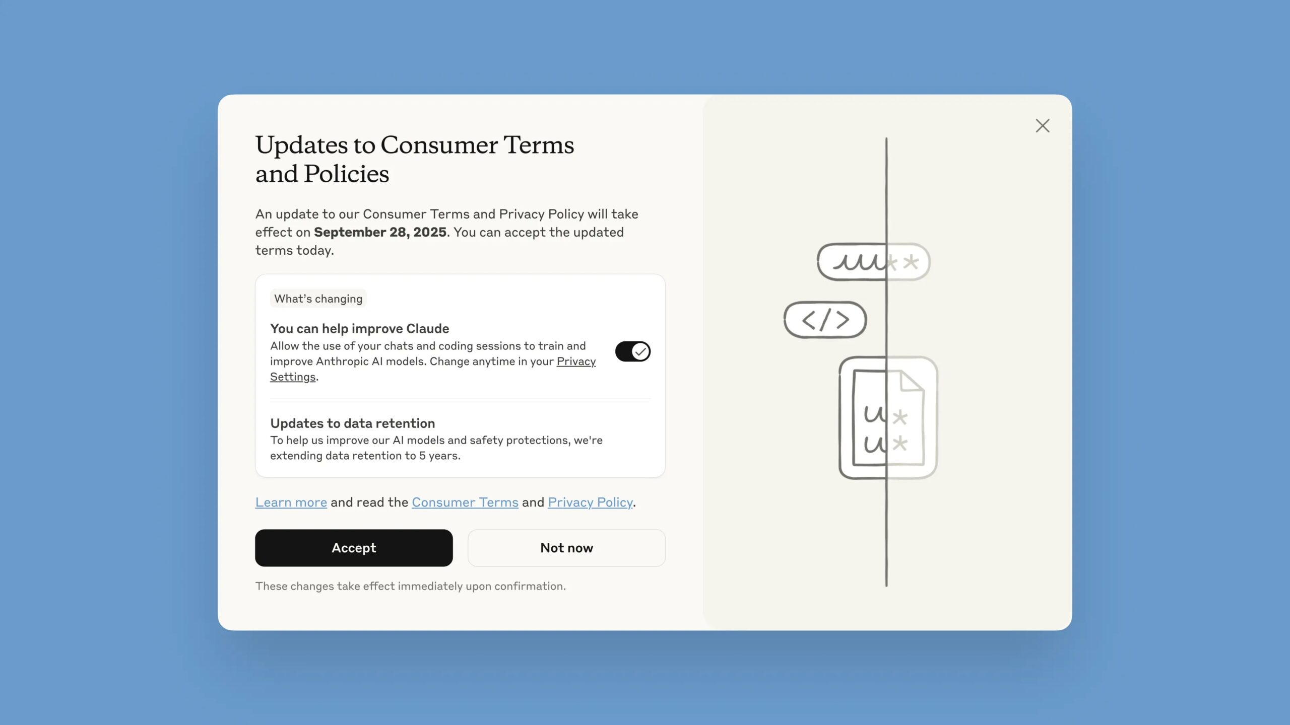 claude anthropic utilizzo dati utenti