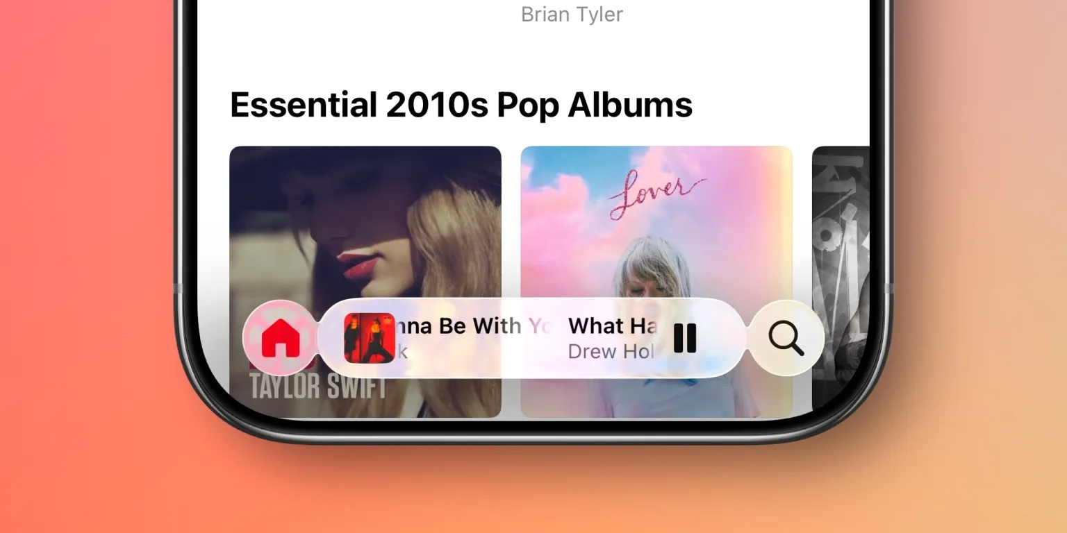 iOS 26 - Apple Music - mini player