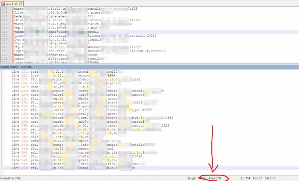 leak darkforums ita username e password