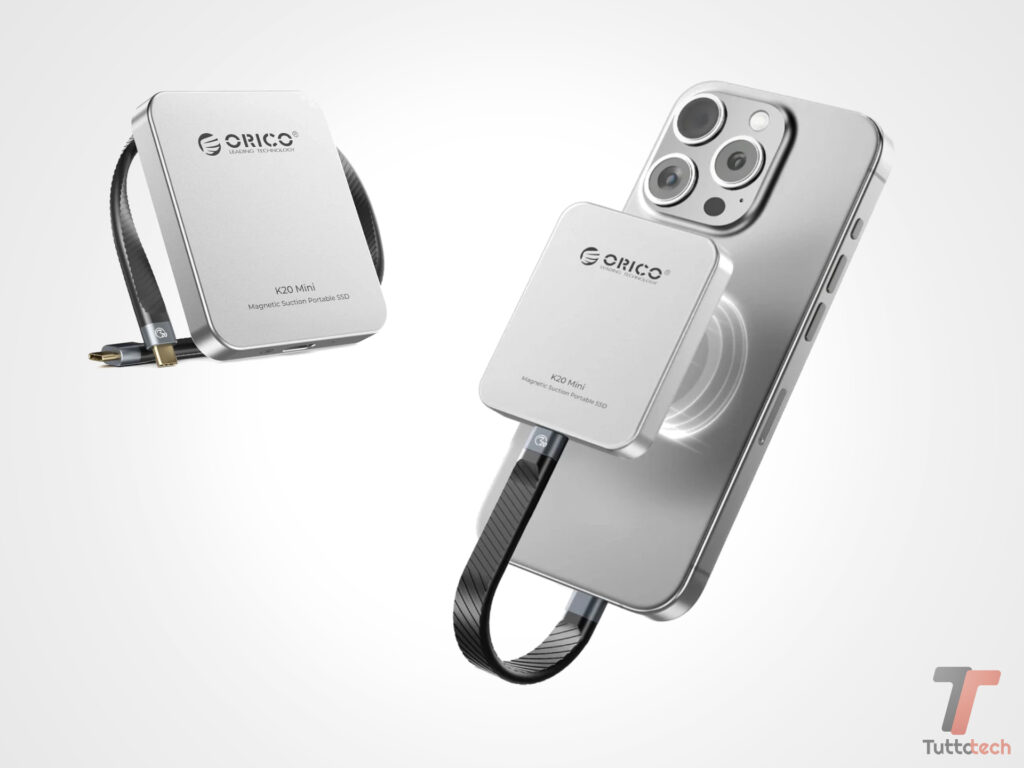 Archiviazione ProRes senza limiti: SSD Magsafe ORICO K20 Mini in super offerta 1