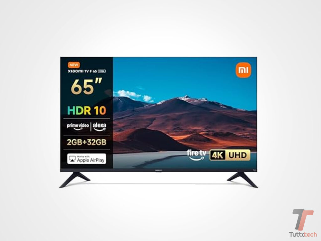 Xiaomi TV F 65": maxi schermo 4K con Fire TV e Game Mode 120Hz sotto i 400€ su Amazon 6