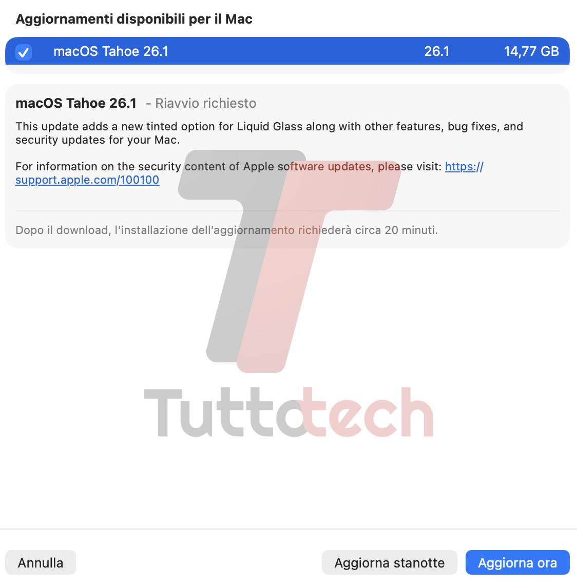 Apple macOS 26.1 Tahoe RC on MacBook Pro 16 M1 Pro