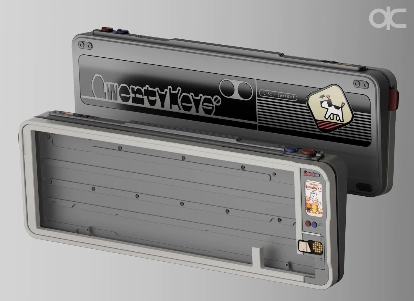 Qwertykeys QK65 MK3 è la nuova tastiera meccanica dal design rétro e display a colori con mini-giochi 5