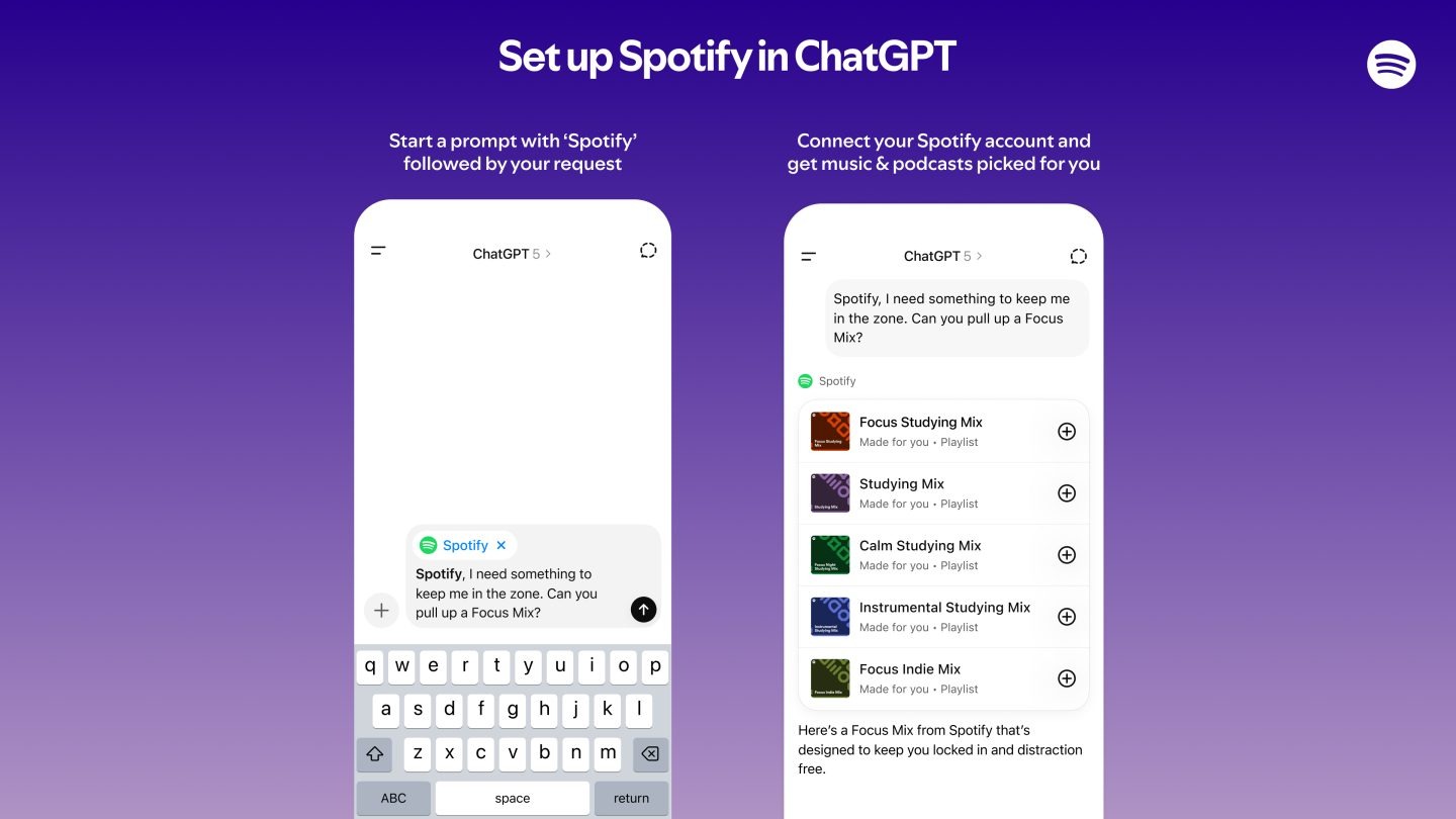 integrazione spotify chatgpt