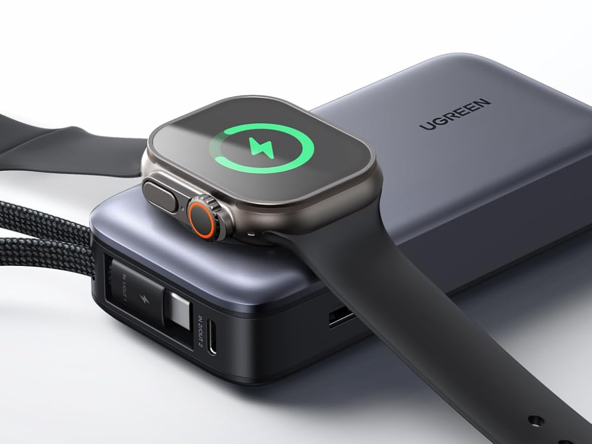 Ugreen lancia il nuovo power bank Nexode 30 W con caricabatterie integrato per Apple Watch