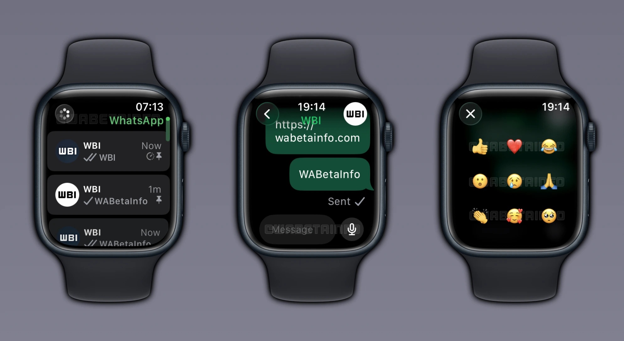 WhatsApp per iOS v25.32.10.71 beta - app nativa per Apple Watch WBI