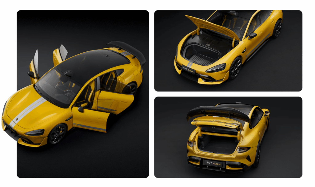 modellino Xiaomi SU7 Ultra 1:18