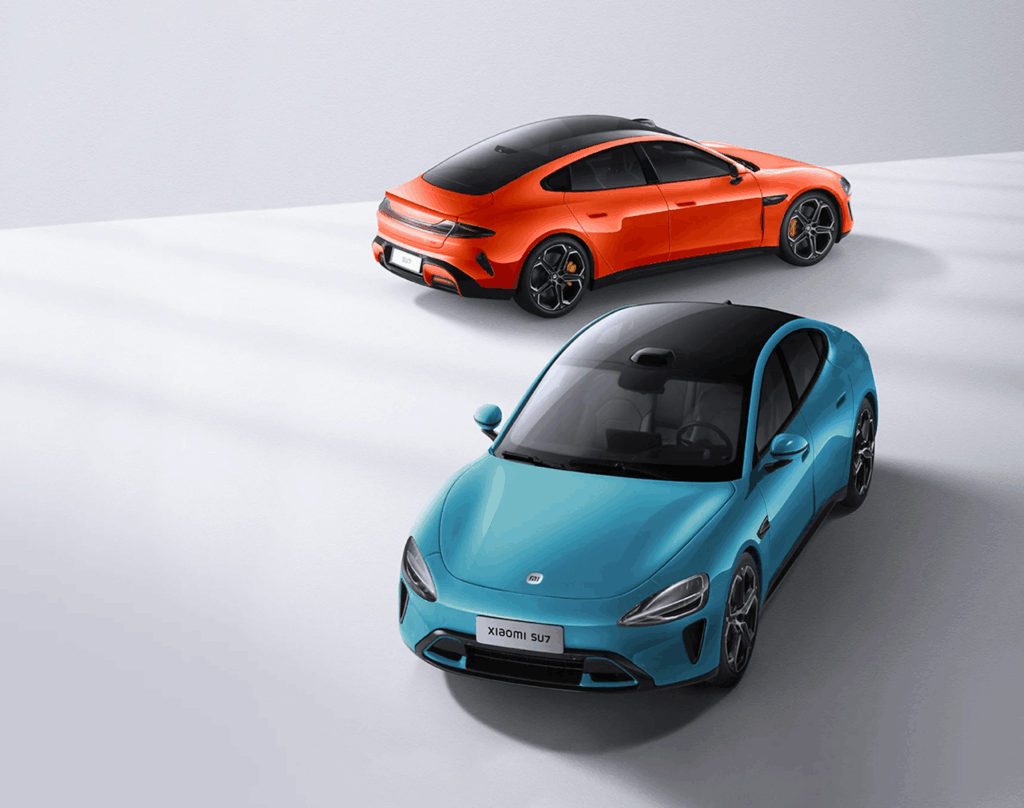 modellino Xiaomi SU7 1:18