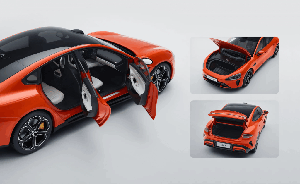 modellino Xiaomi SU7 1:18