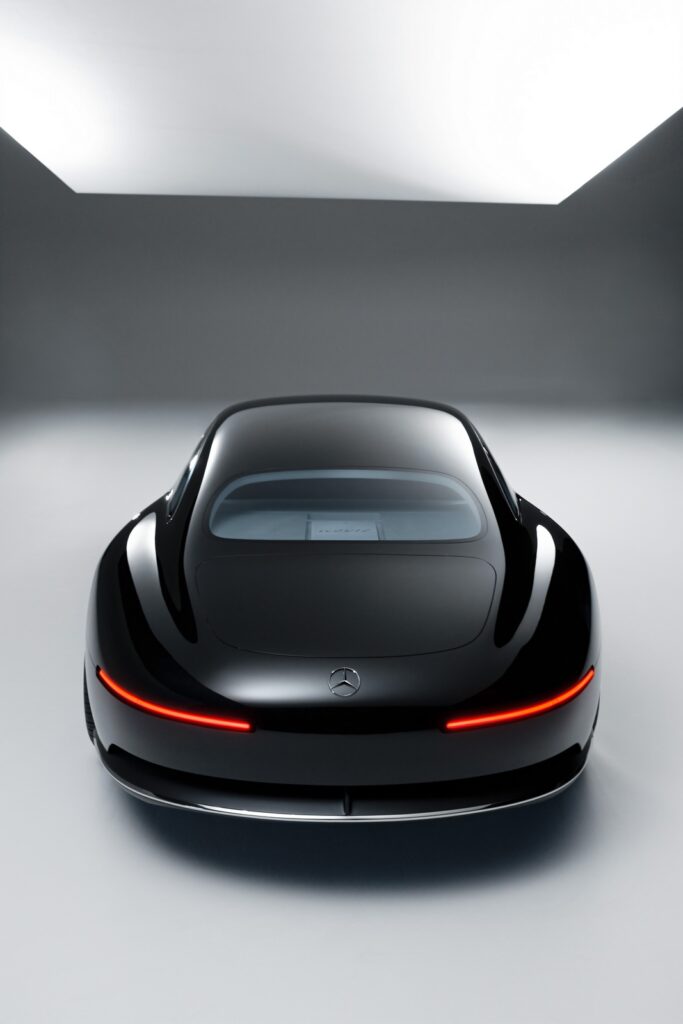 Mercedes Vision Iconic è l'auto elettrica del futuro che si ricarica grazie alla luce solare 6