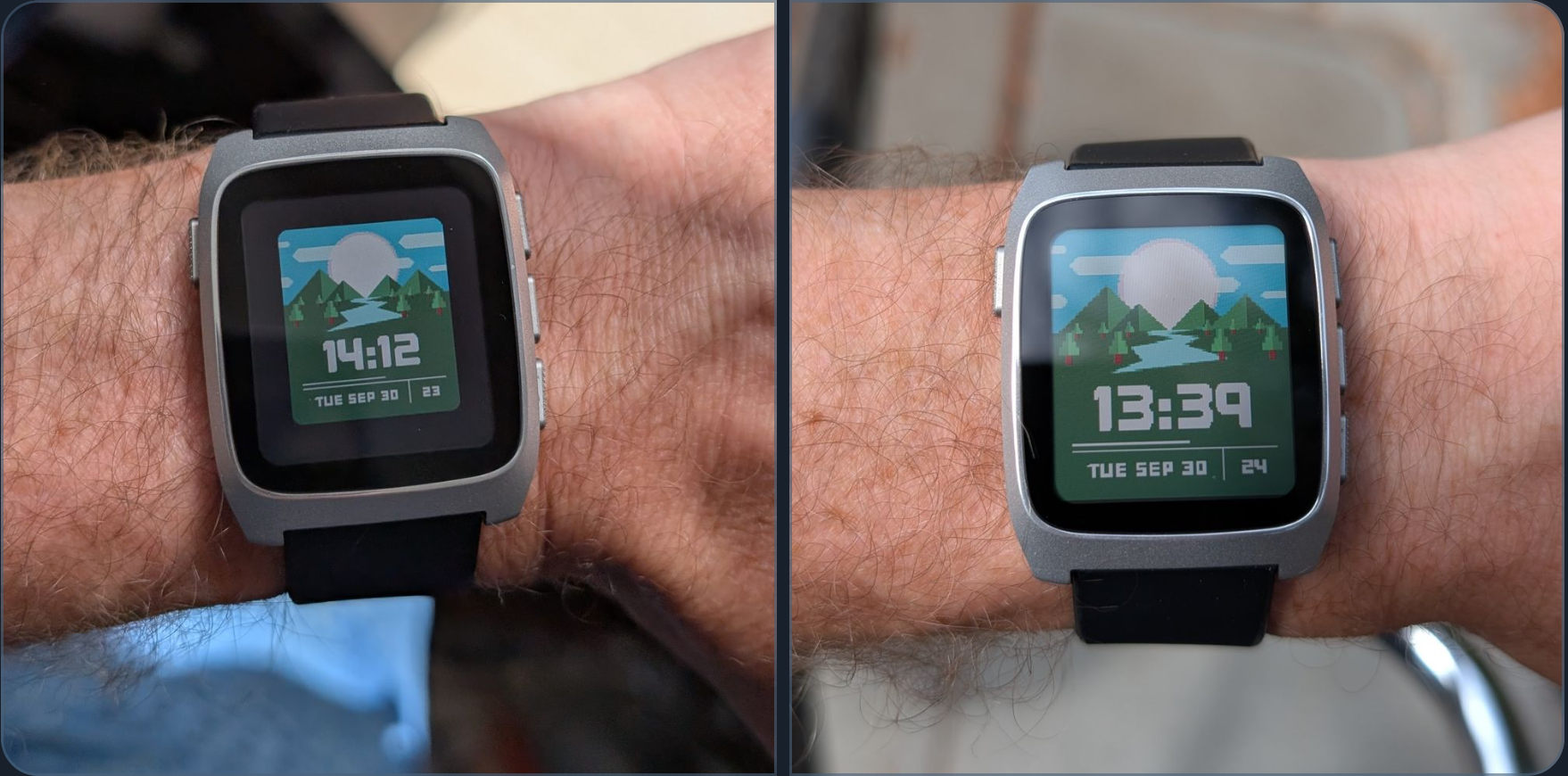 Pebble Time 2 quadranti