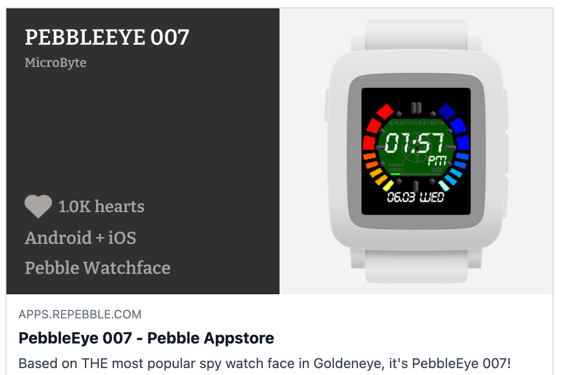 Pebble Appstore