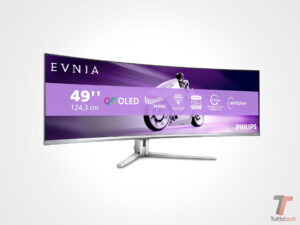 Monitor Philips Evnia 49”: OLED, 144Hz e Ambiglow a prezzo record su Amazon 2