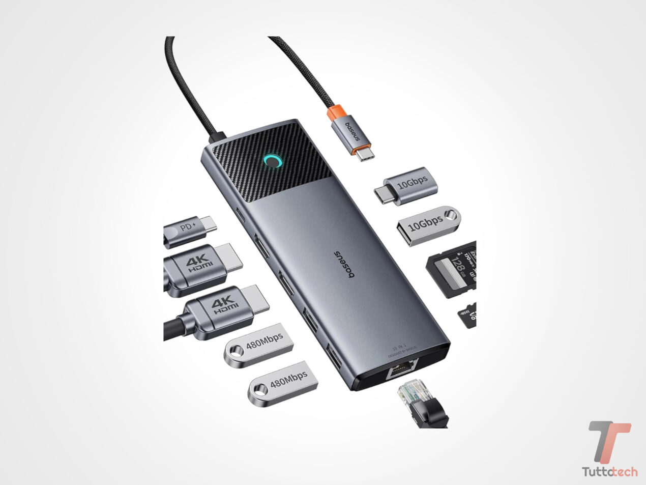 Baseus 10 in 1: la docking station che sostituisce tutti gli adattatori, ora in super offerta