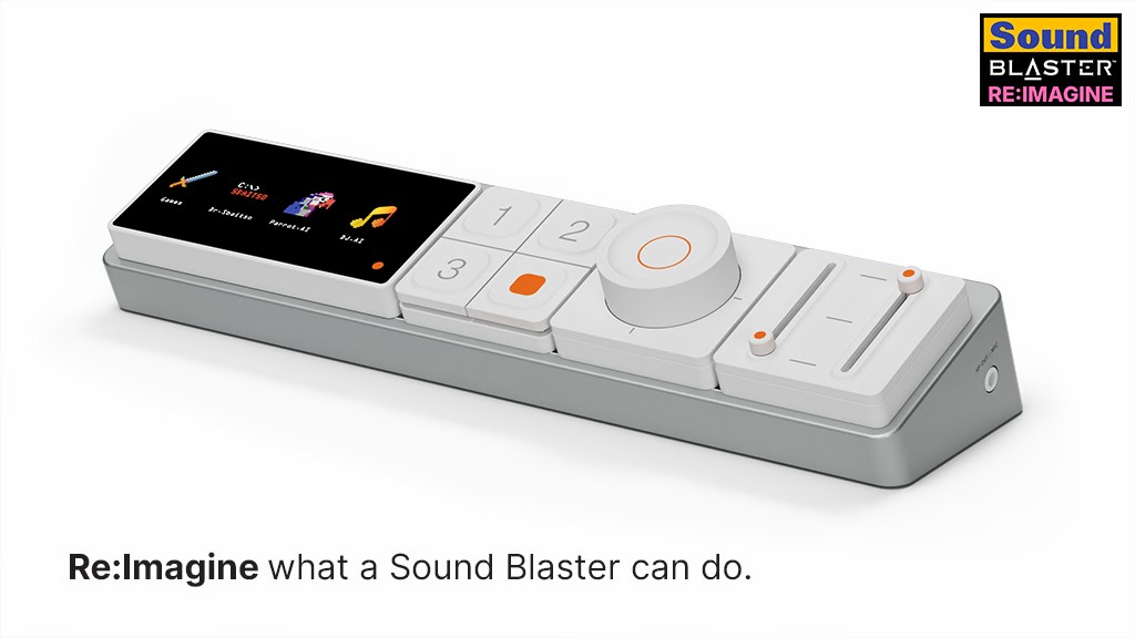 Creative reinventa la scheda audio con Sound Blaster RE:IMAGINE: l'hub audio modulare con AI