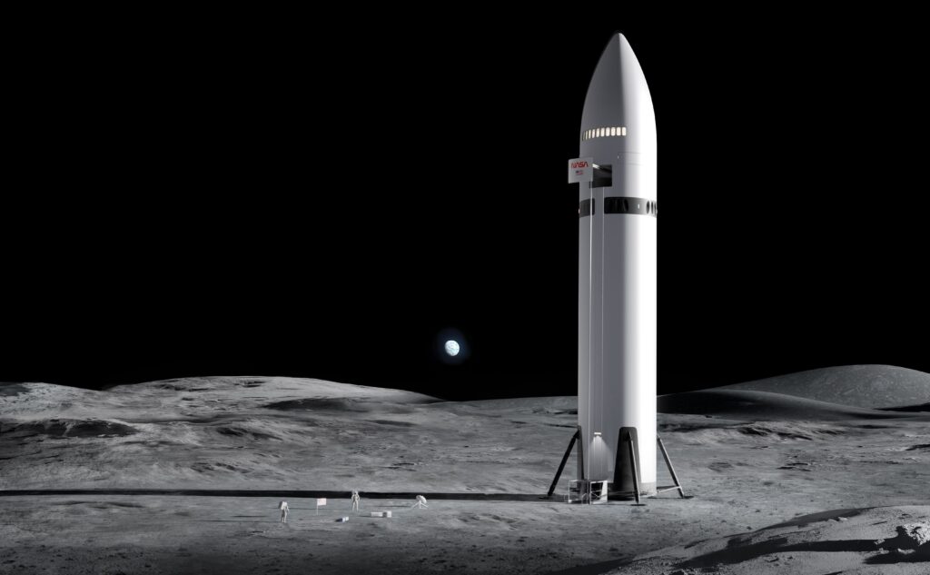 spacex starship luna