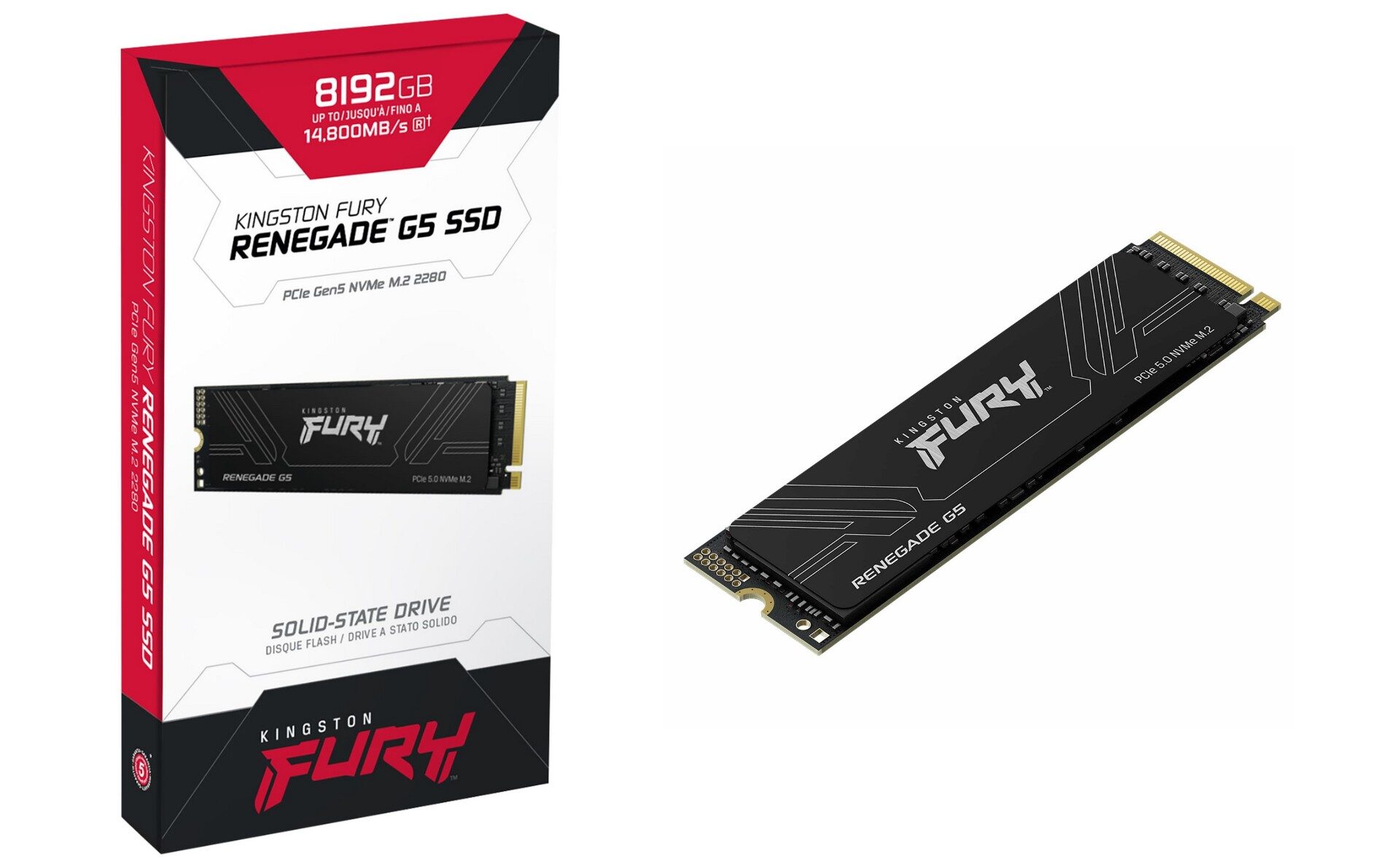 Kingston Fury Renegade G5: l'SSD PCI-E 5.0 top di gamma disponibile ora in taglio da 8 TB 10