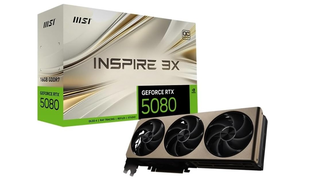 MSI RTX 5080 INSPIRE