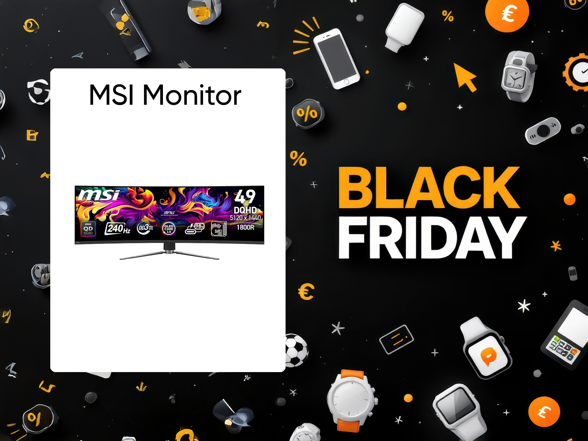 MSI monitor black friday