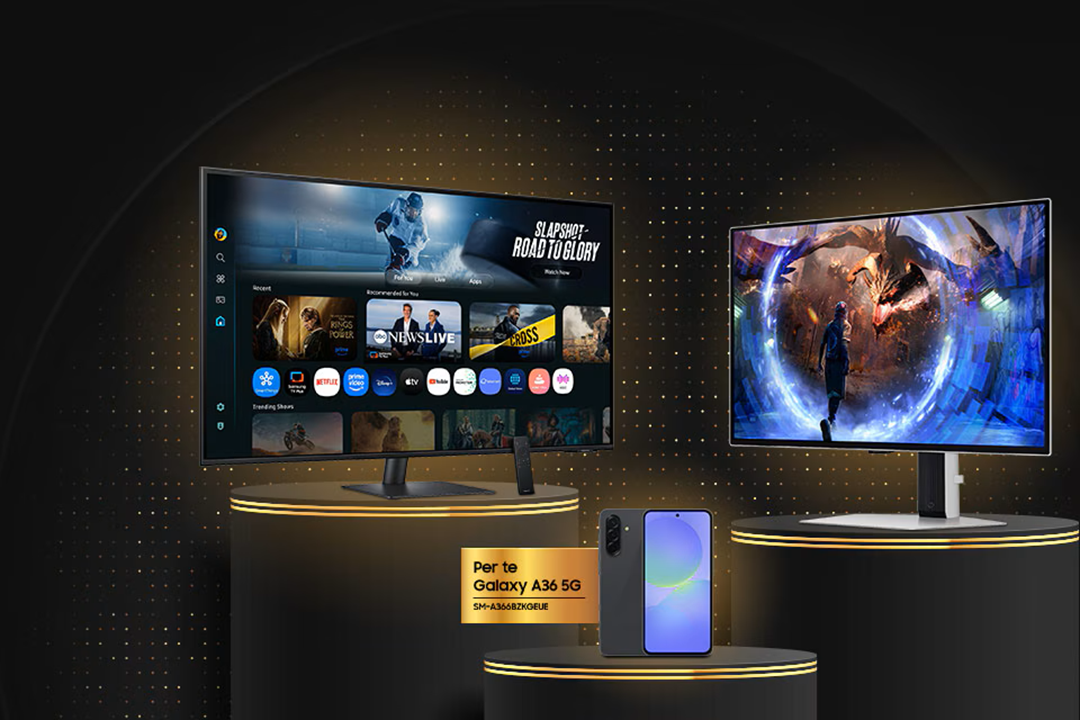 Che offerte sui monitor Samsung: sconti, coupon e un Galaxy A36 da 256GB in omaggio