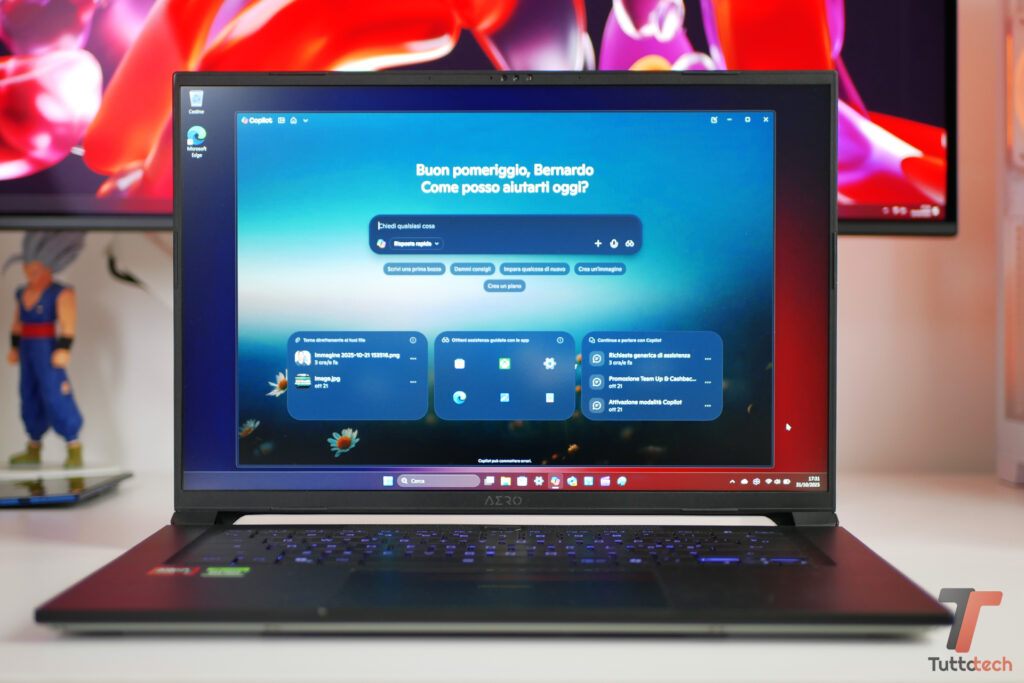 Gigabyte Aero X16 con le nuove funzioni AI di Windows 11: ecco il potenziale dei Copilot+ PC 27